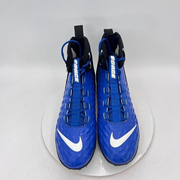 Nike Force Savage Varsity 2 Men Size 15 AQ8155-402 Blue Black Cleats Shoes - Picture 3 of 11